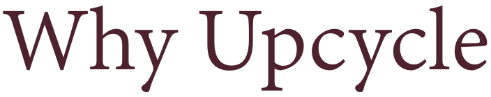 Why Upcycle